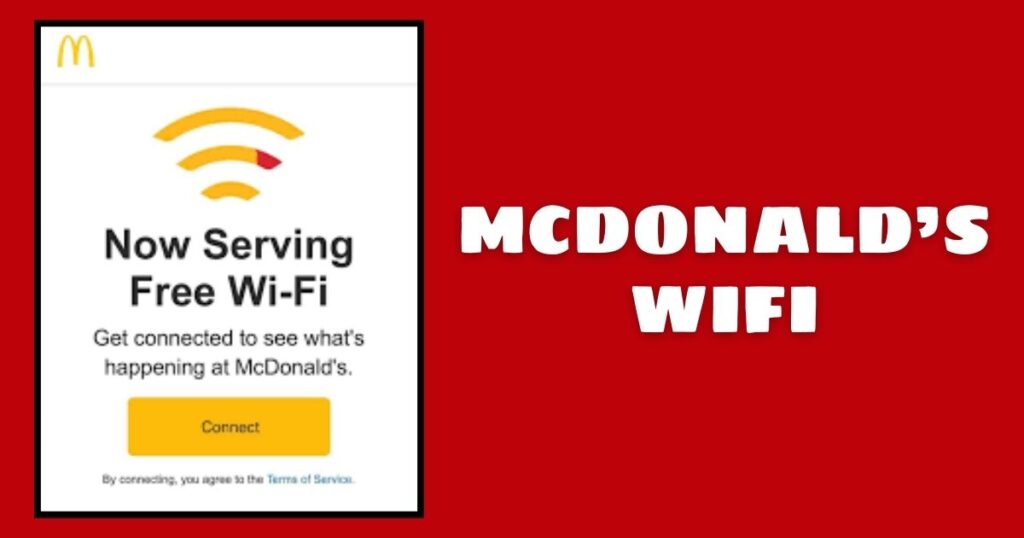 mcdonald’s wifi 